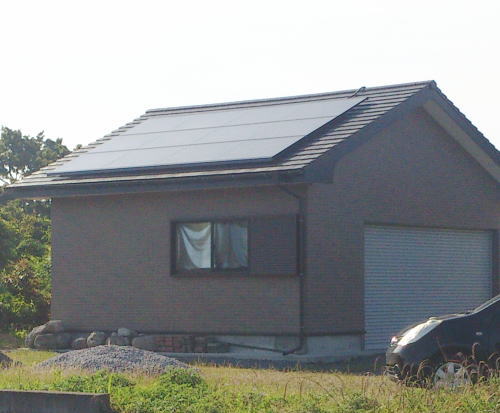 O様邸太陽光発電システム設置